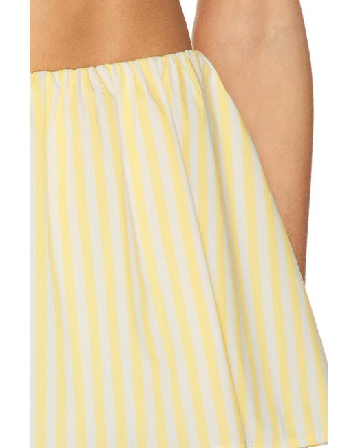 Solid & Striped Yellow The Brinley Skirt