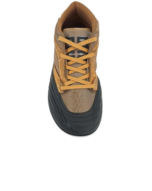 Givenchy Brown New Line Mid Top Sneaker for men