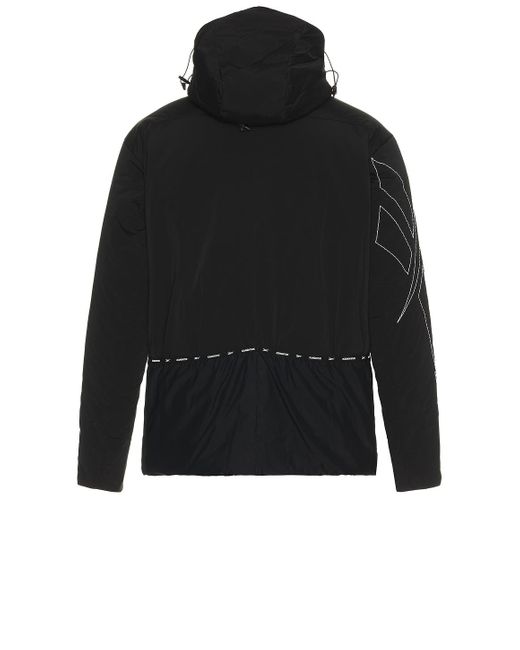 Reebok Black X Kanghyuk Stitched Logo Padded Jacket for men