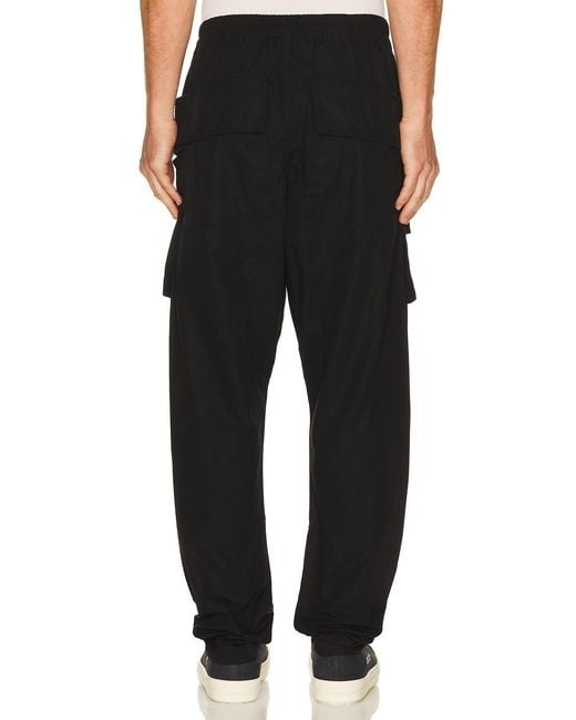 Rick Owens Black Creatch Cargo Drawstring for men