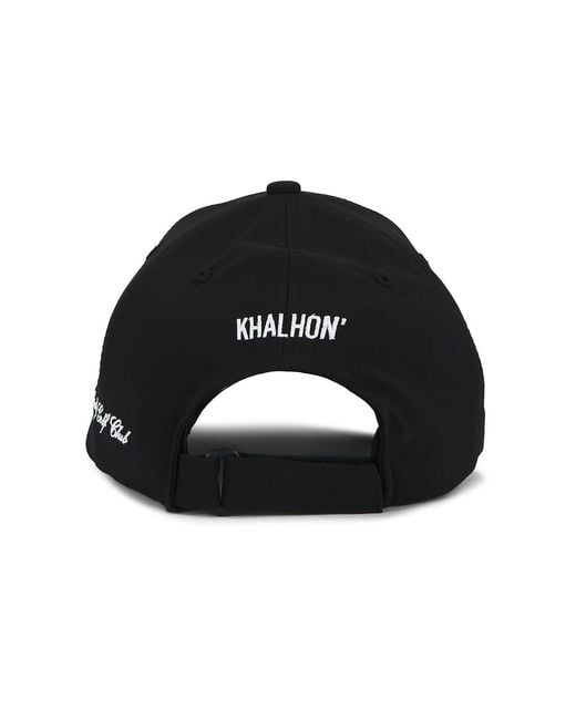 Khalhon Black Delta Stretch Performance Cap for men