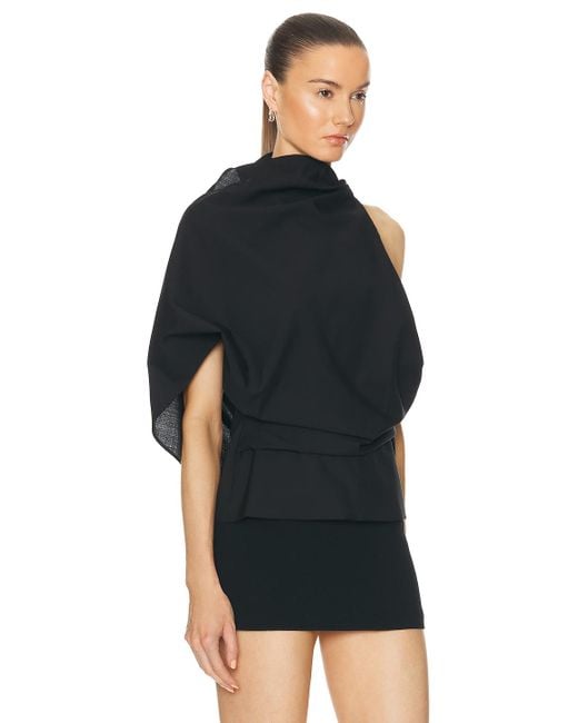 Rohe Black Occasion Open Back Top