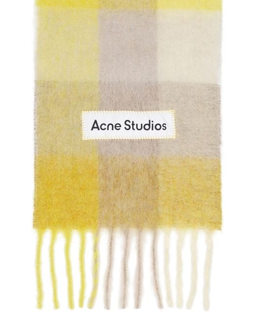 Acne Yellow Vally Scarf