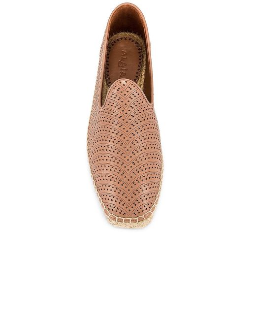 Alaïa Multicolor Flat Espadrilles