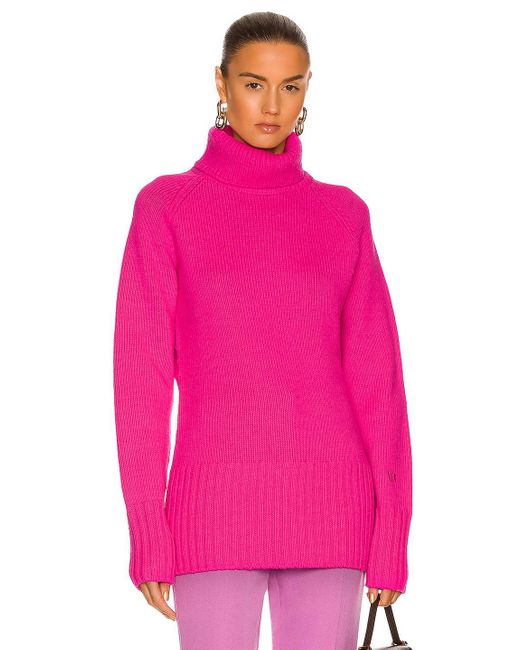 Victoria Beckham Wool High Neck Long 