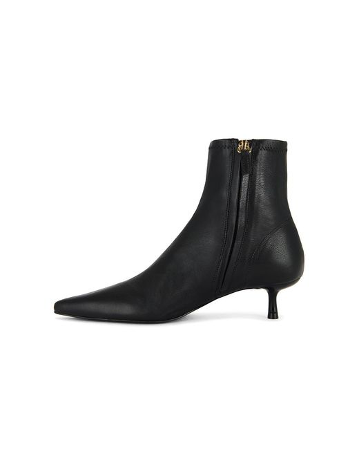 Jonathan Simkhai Black Joni Stretch Leather Ankle Boot
