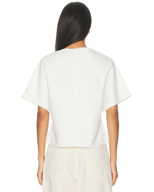 Twp White Simple Tee