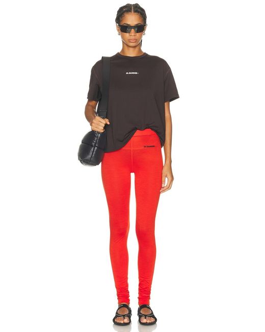 Jil Sander Red 029 Legging