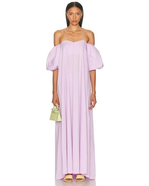 Caroline Constas Pink Palmer Gown