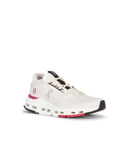 On Shoes White Cloudnova 2 Sneaker