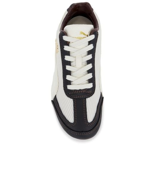 PUMA White Speedcat Textile Sneaker