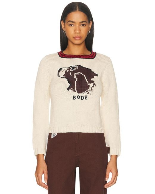 Bode Natural Spaniel Sweater