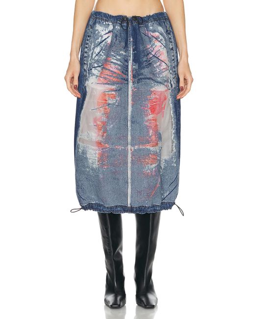 DIESEL Blue Mirtow Skirt