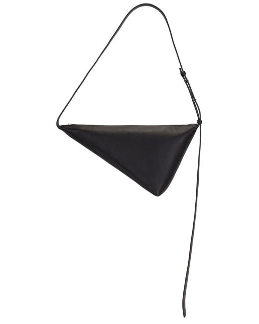 Jil Sander Black Triangle Crossbody for men