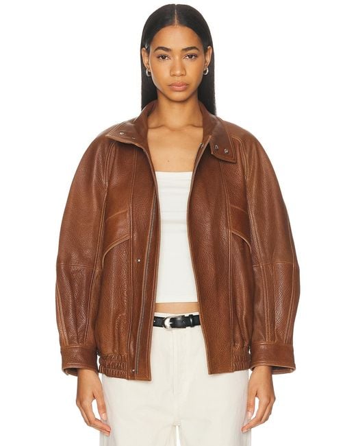 Nour Hammour Brown Ariste Jacket