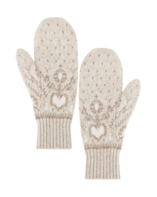 Khaite White Christel Mitten