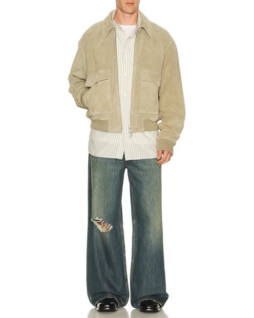 Agolde Natural Emil Bomber for men