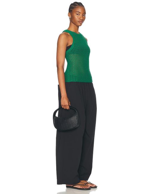 ★St. Agni★ ブラック Petit Arc ウーブン バッグ St. Agni Woven Petit Arc Bag in Black | FWRD