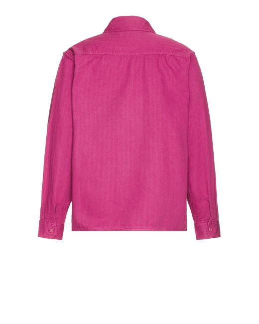 Carhartt Pink Rainer Shirt Jacket for men