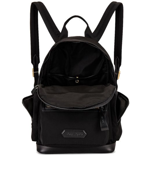 Tom Ford Black Nylon Backpack for men