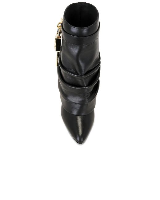 Givenchy Black Shark Lock Ankle Boot