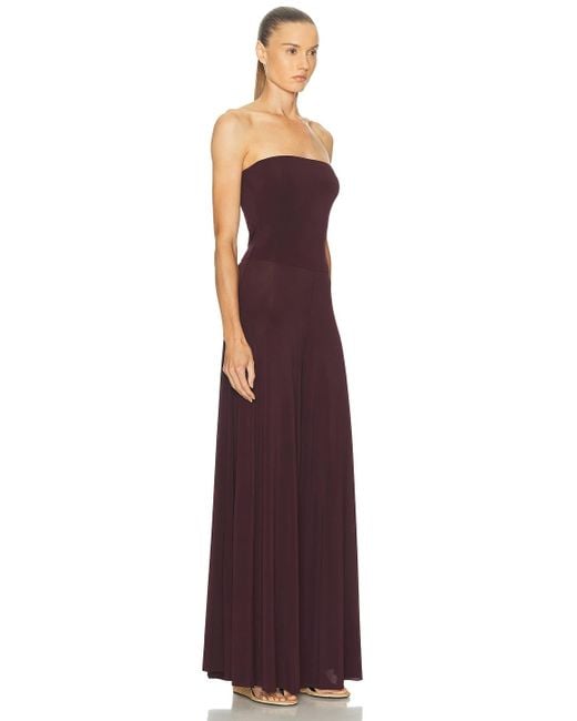 Alaïa Purple Flare Jumpsuit