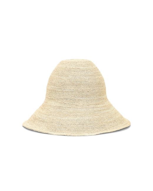 Janessa Leone Teagan Packable Hat in Natural | Lyst