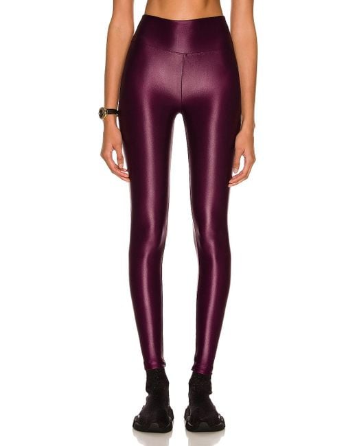 Koral Purple Lustrous High Rise legging