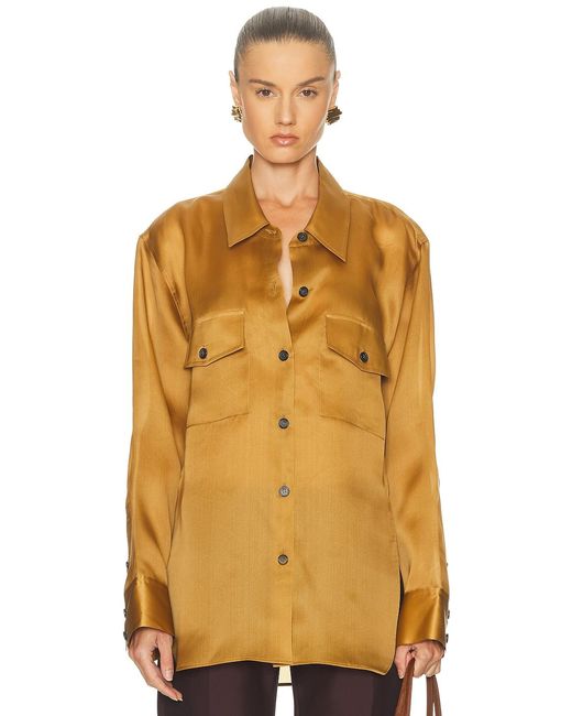 Khaite Yellow Matteo Top