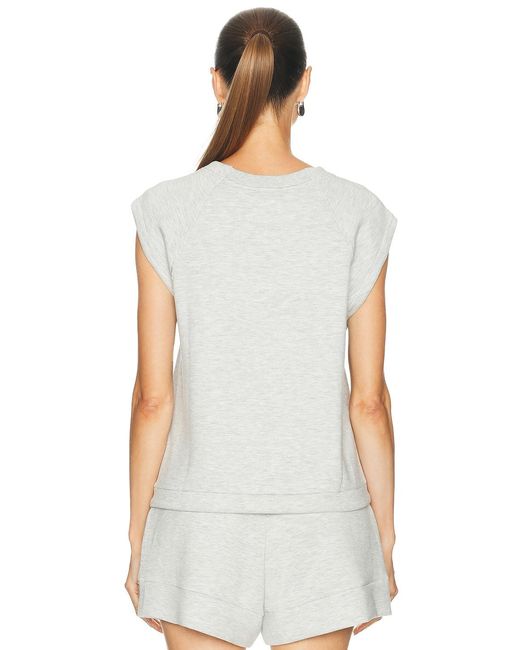 Varley White Salome Raglan Tee