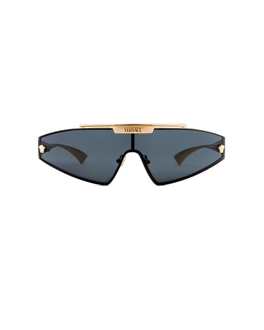 Versace Blue Shield Sunglasses