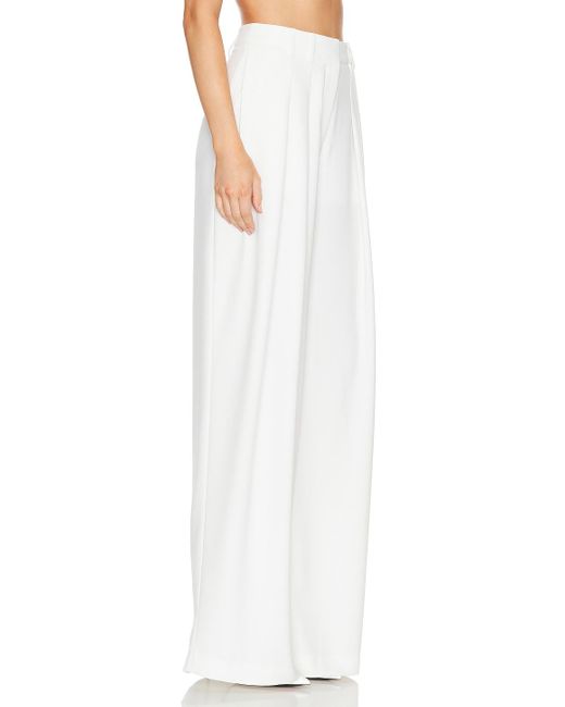 Monot White Pleated Pant