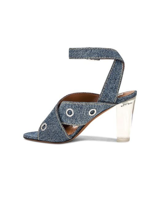 Alaïa Blue Alaïa Ankle Strap Sandal