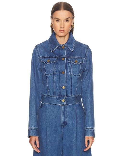 Gabriela Hearst Blue Bronte Jacket