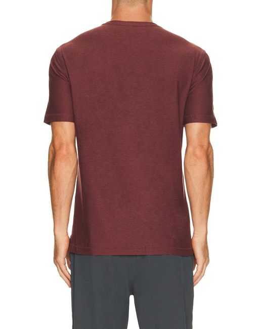 vuori Purple Strato Tech Tee for men