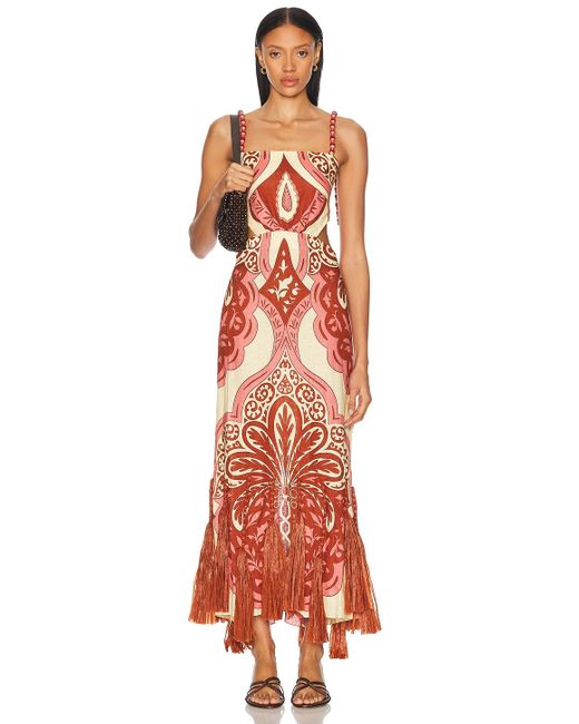 Johanna Ortiz White Counter Rhythm Ankle Dress