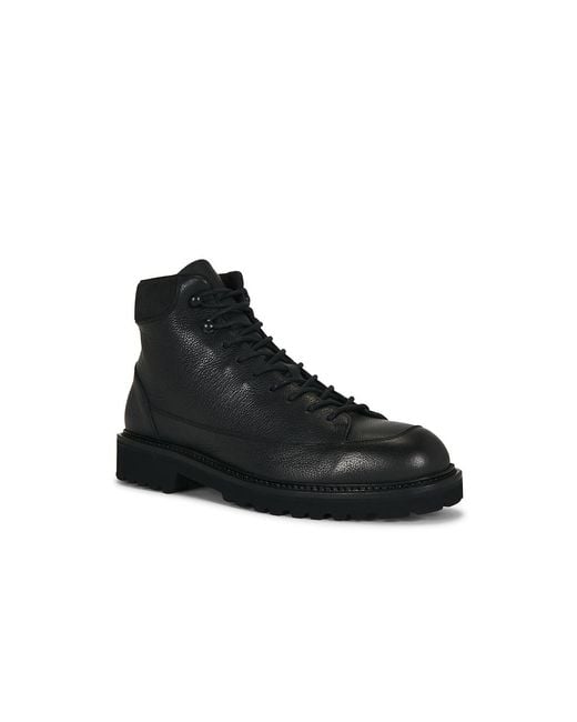 Common Projects Black Leather Hiker Boot Piuma for men