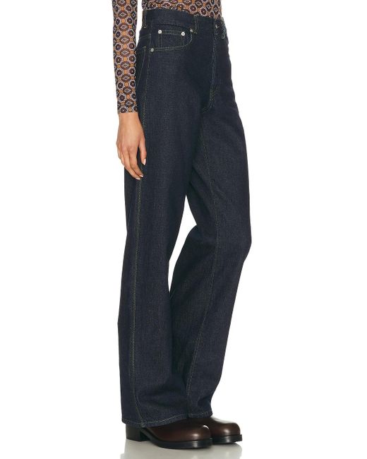 Dries Van Noten Blue Peyton Pants
