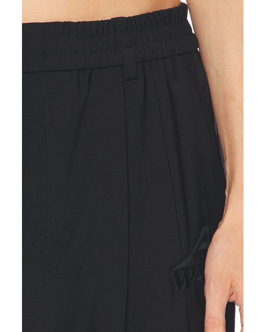 Alexander Wang Black Elasticated Sartorial Pant