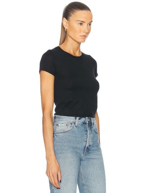 ÉTERNE Black Cashmere Van Top