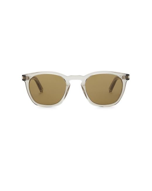 Saint Laurent Multicolor Oval Sunglasses for men