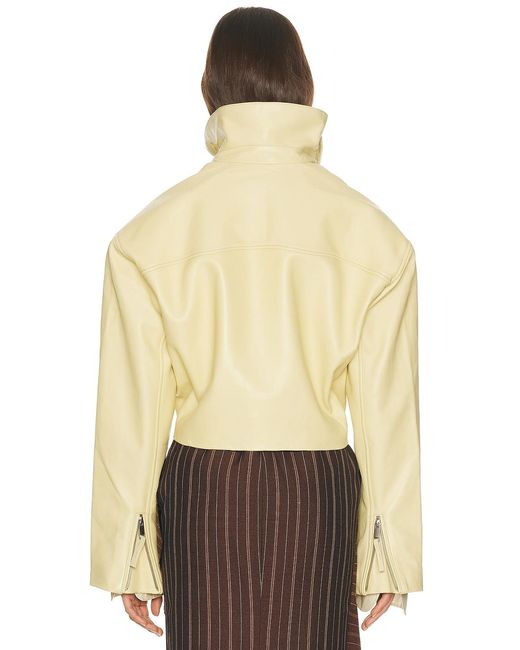 Helsa Natural The 90S Leather Jacket