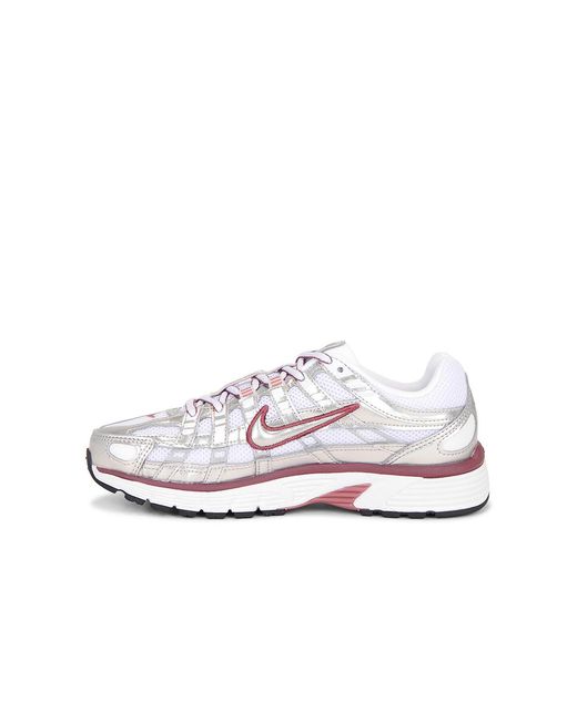 Nike White P-6000 Sneaker