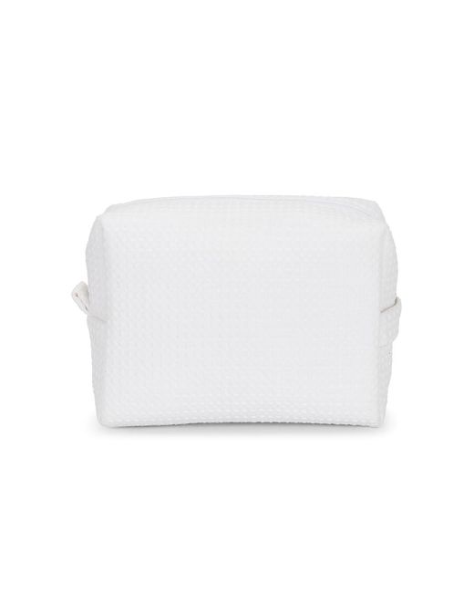 Abode White Beach Things Waffle Pouch