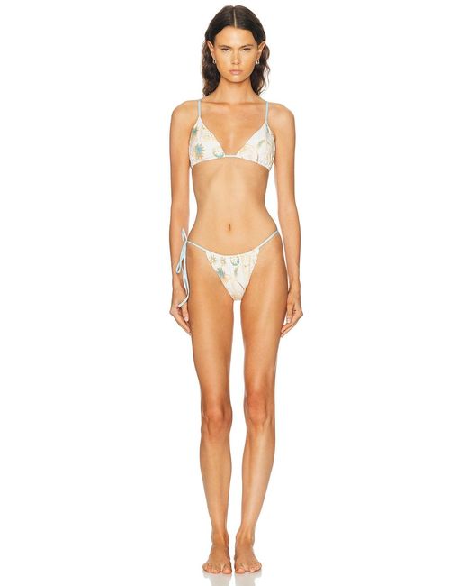 Sir Multicolor Cecile String Triangle Bikini Top