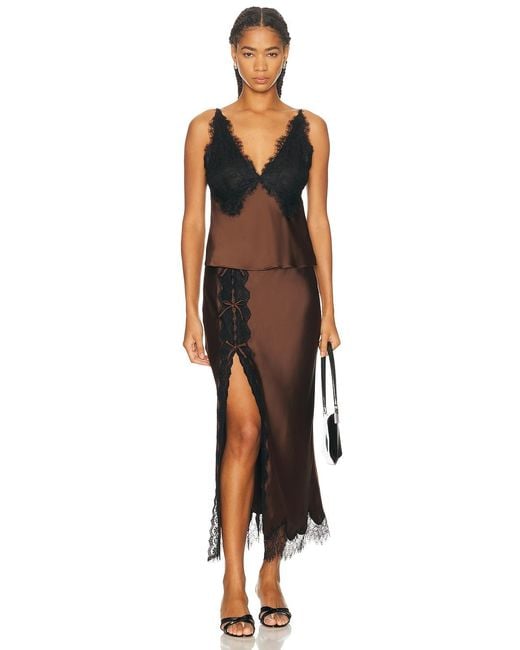LoveShackFancy Black Elloryn Top