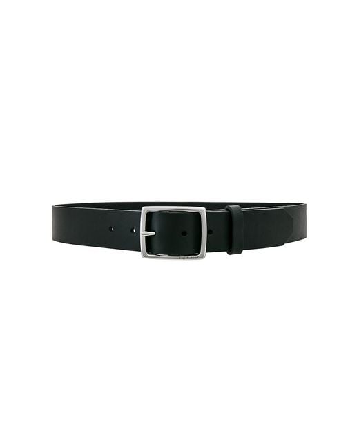 Rag & Bone Black Rugged Belt for men