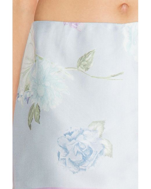 LoveShackFancy Blue Sapphira Skort