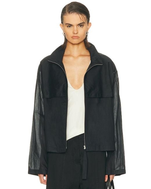Jil Sander Black Light Weight Blouson
