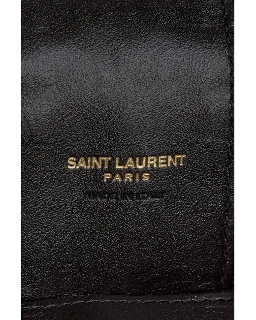 Saint Laurent Metallic Micro Vanity Bag